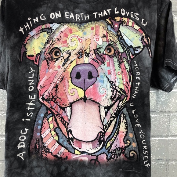 3D Tees Tops - 3D Tees | Tie Dye Tee Shirt Dog Logo 3D Tees Tops - 3D Tees | Tie Dye Tee Shirt Dog Logo